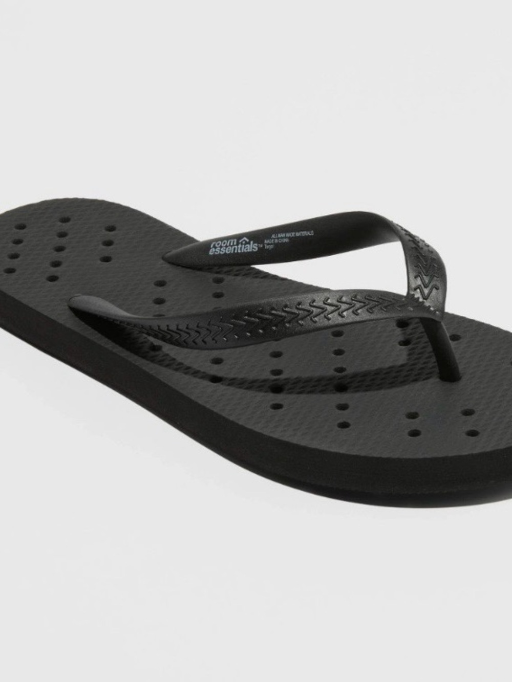 Shower Flip Flops Black Medium Women’s Size 10/11
Men’s Size 9/10
